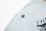 DAXUEN Faded graphic T-shirt with headshot collage print