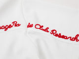 DAXUEN Short-sleeved oversized polo shirt with script embroidery
