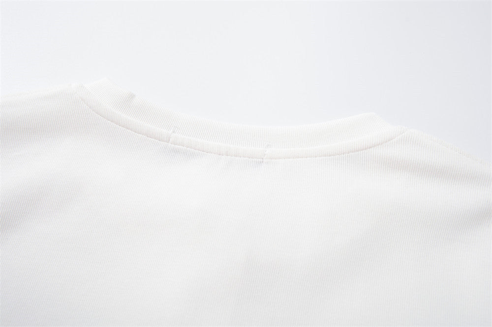 DAXUEN Short-sleeve Henley T-shirt with graphic design