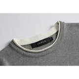DAXUEN Men's short sleeve knit polo with ribbed trim