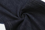 DAXUEN Wide-leg jeans with musical embroidery design