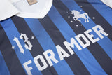 DAXUEN Short sleeve collared shirt with stripes and graphics