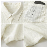 Vintage Textured Short-Sleeve Shirt