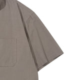 DAXUEN Short-sleeve button-up shirt with textured fabric