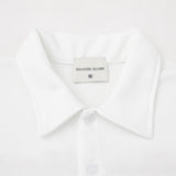 DAXUEN Short-sleeved oversized polo shirt with script embroidery