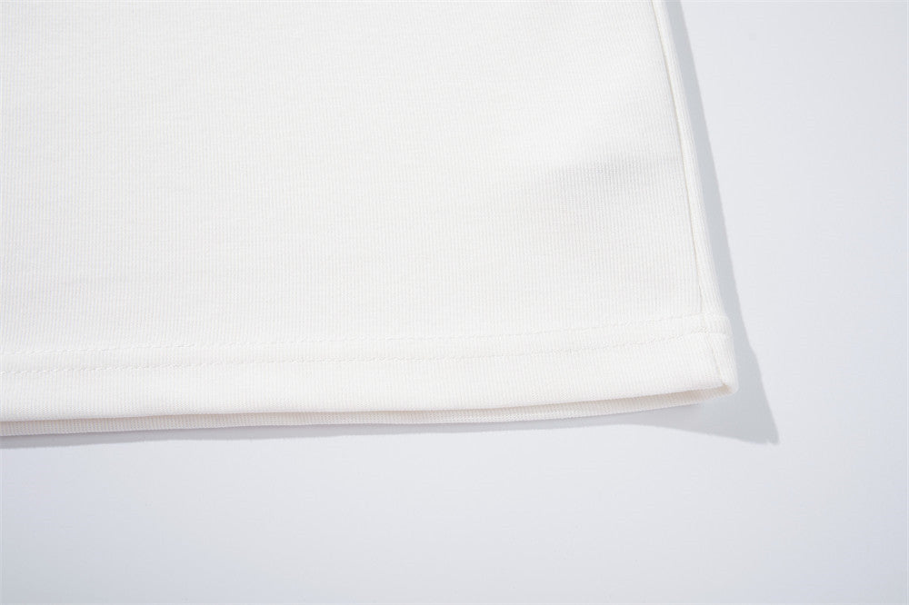 DAXUEN Short-sleeve Henley T-shirt with graphic design