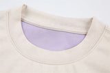 DAXUEN Two-tone oversized short-sleeved t-shirt