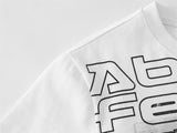DAXUEN White short-sleeved crew neck graphic T-shirt