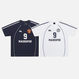 DAXUEN Short-sleeved loose-fit sports jersey style t-shirt