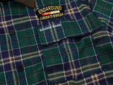 DAXUEN Plaid button-down shirt with embroidery