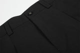 DAXUEN Black wide-leg culotte shorts