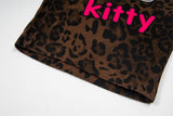 DAXUEN Leopard print wide-leg pants with colorful graphics