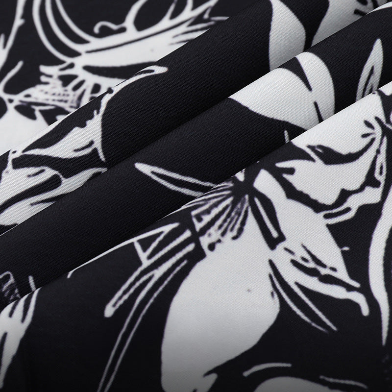 Floral Print Short-Sleeve Shirt