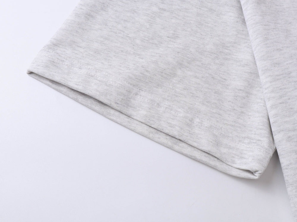 DAXUEN Oversized short-sleeve t-shirt with a celestial graphic