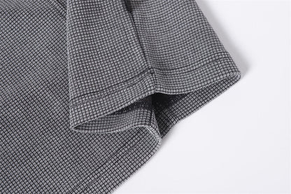 DAXUEN Relaxed oversized short-sleeve top with zippered pockets
