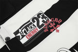 DAXUEN Short-sleeved striped polo shirt with graphics
