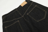 DAXUEN Wide-leg denim jeans with metal details