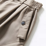 DAXUEN Wide-leg cropped trousers for men