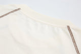 DAXUEN Color blocked short-sleeved t-shirt with contrast stitching