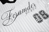 DAXUEN Short-sleeved polo shirt with vertical stripes and graphic text