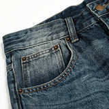 DAXUEN Gradient fade wide-leg denim jeans