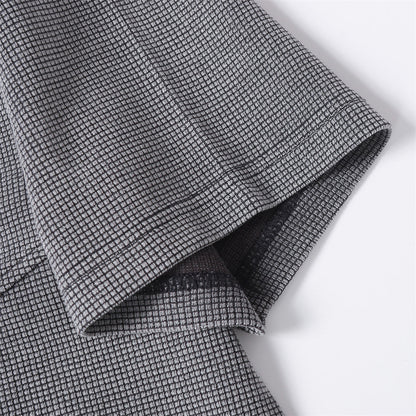 DAXUEN Relaxed oversized short-sleeve top with zippered pockets