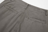 DAXUEN Layered wide-leg cargo shorts in olive-grey