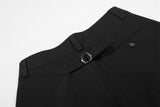 DAXUEN Black wide-leg culotte shorts