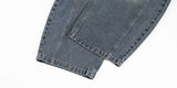 DAXUEN Loose-fitting wide-leg denim jeans with embroidered pockets