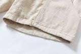 DAXUEN Textured cargo shorts with pockets and a unique pattern