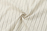 DAXUEN Relaxed-fit short-sleeved polo shirt with stripes