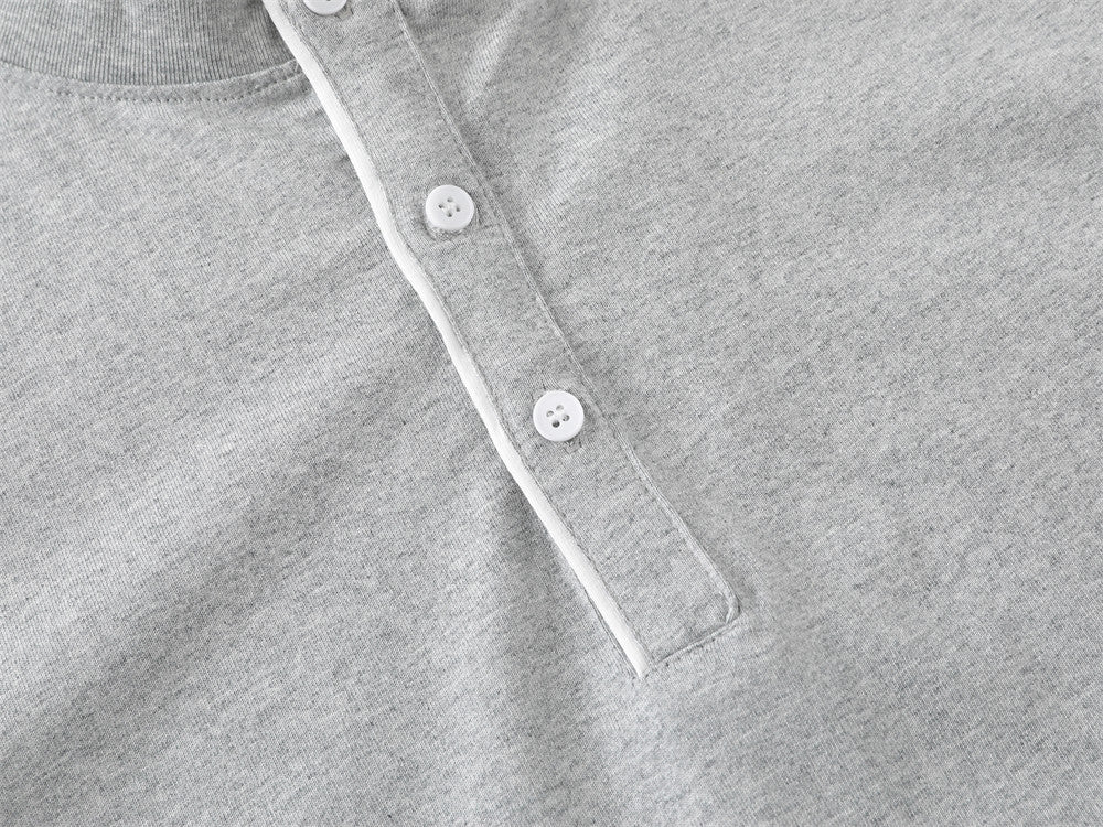 DAXUEN Relaxed fit short-sleeved t-shirt with contrasting trim
