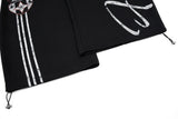 DAXUEN Matchday Crest Wide Leg Sweatpants