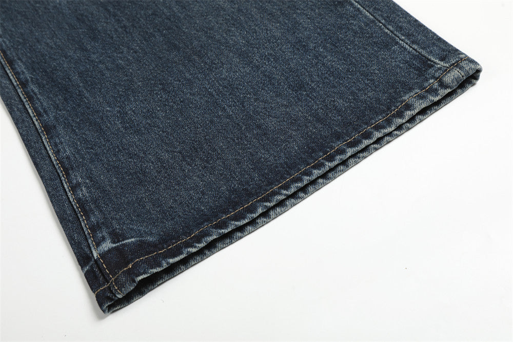 DAXUEN Faded gradient wide-leg denim jeans