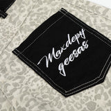 DAXUEN Cropped wide-leg leopard print trousers