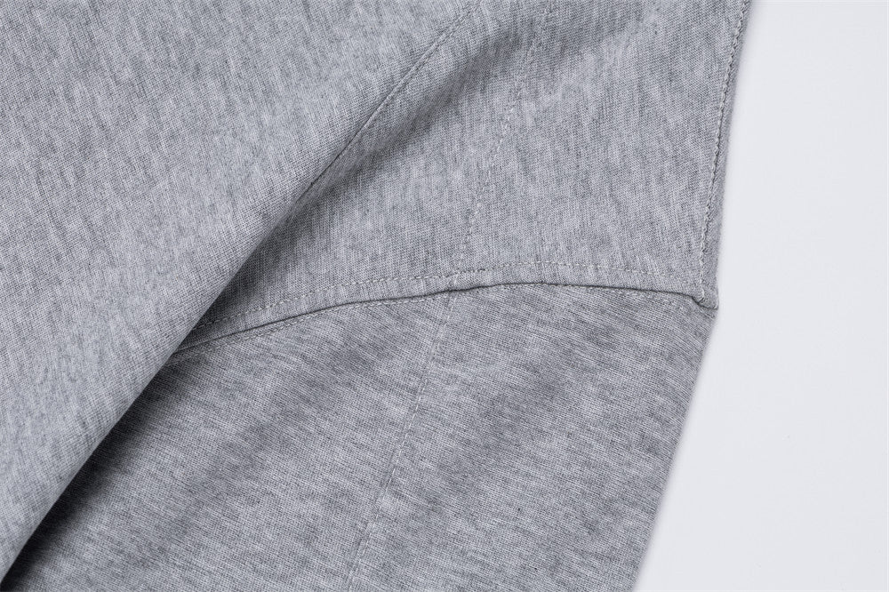 DAXUEN Men's relaxed-fit heather grey t-shirt