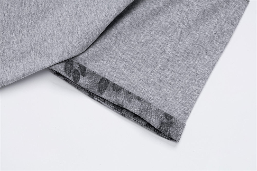 DAXUEN Men's relaxed-fit heather grey t-shirt