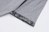 DAXUEN Men's relaxed-fit heather grey t-shirt