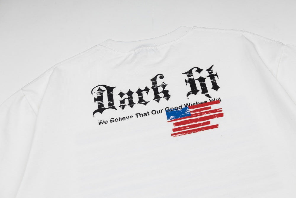 DAXUEN Loose-fit short-sleeved T-shirt with graphic design