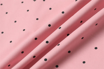 DAXUEN Polka-dot short-sleeve shirt with graphic prints
