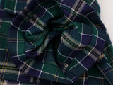 DAXUEN Plaid button-down shirt with embroidery
