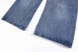 DAXUEN Wide-leg distressed denim trousers