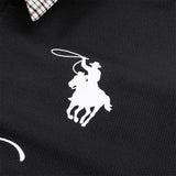 DAXUEN Color-blocked short-sleeved polo shirt
