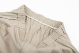 DAXUEN Loose-fitting wide-leg trousers in black and light beige