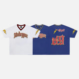 DAXUEN Oversized short-sleeve t-shirt with graphic prints