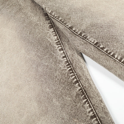 DAXUEN Wide-leg denim jeans with acid wash effect