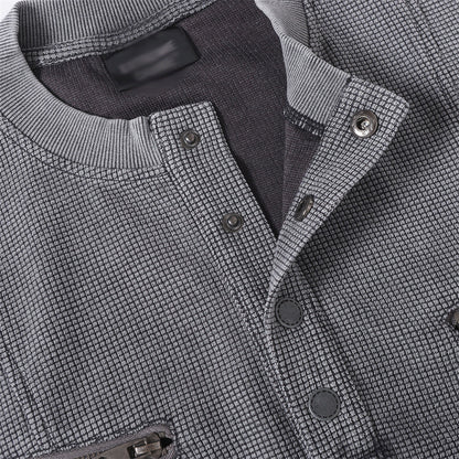 DAXUEN Relaxed oversized short-sleeve top with zippered pockets
