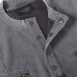 DAXUEN Relaxed oversized short-sleeve top with zippered pockets