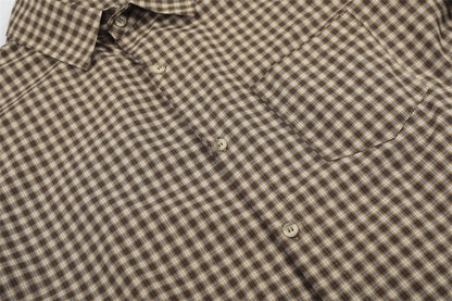 DAXUEN Checked button-up shirt with short sleeves