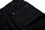 DAXUEN High-waisted black flared denim jeans